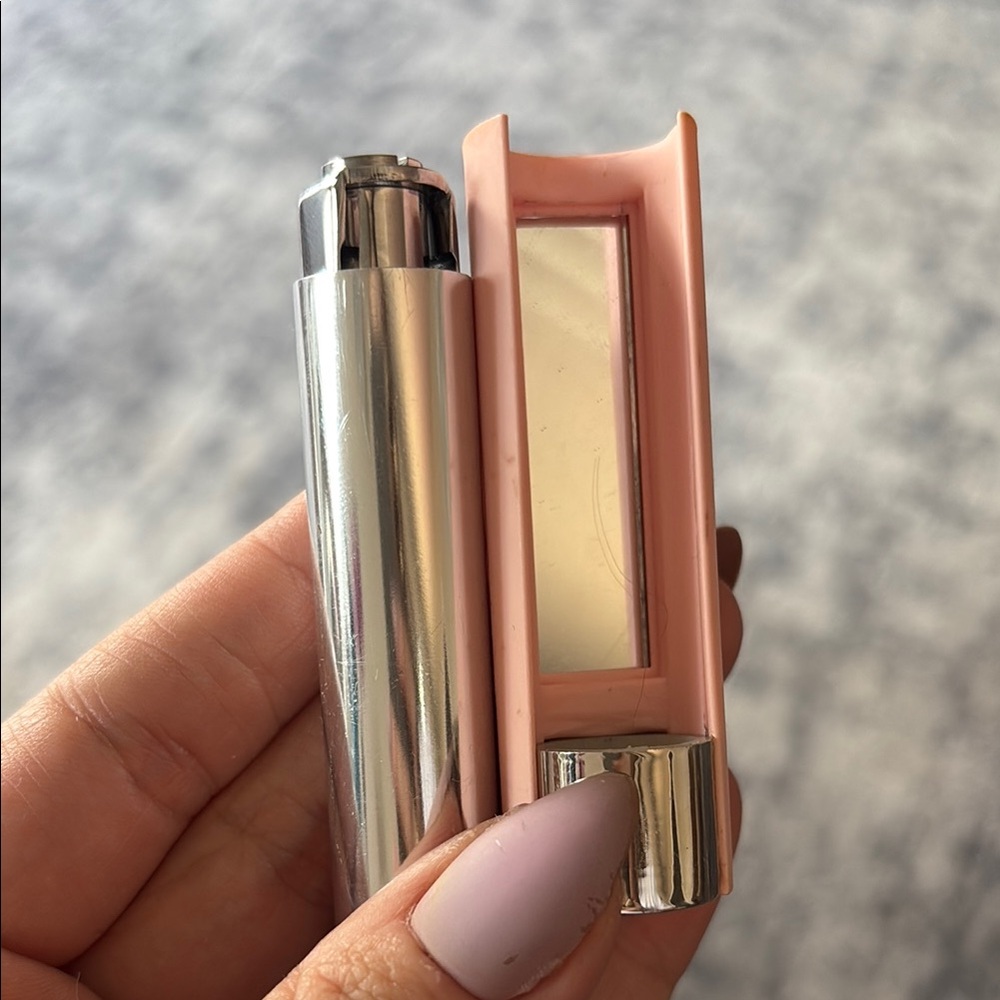 Silver and Pink Beauty Tools Set